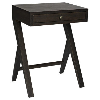 Noir Peter Side Table in Ebony Walnut GTAB686EB