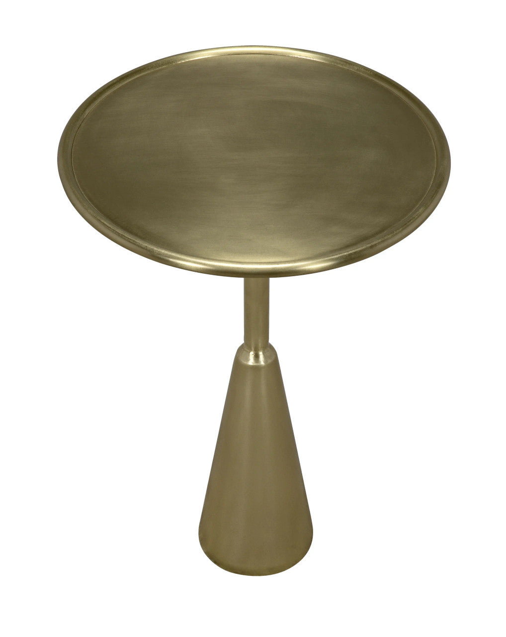 Noir Hiro Side Table in Antique Brass GTAB696MB