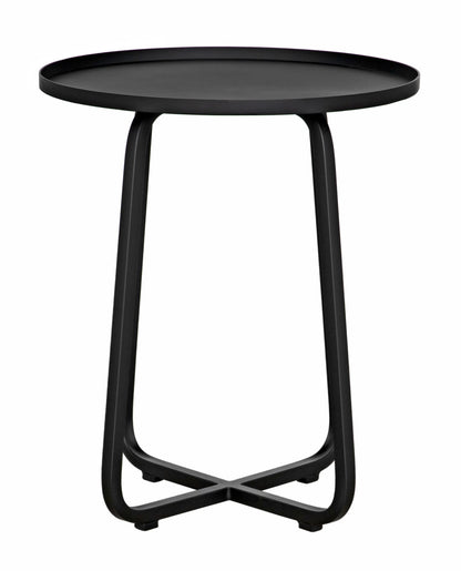 Noir Kimana Side Table in Matte Black GTAB731MTB