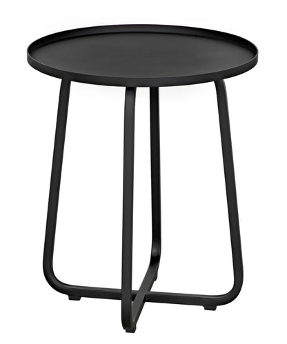 Noir Kimana Side Table in Matte Black GTAB731MTB