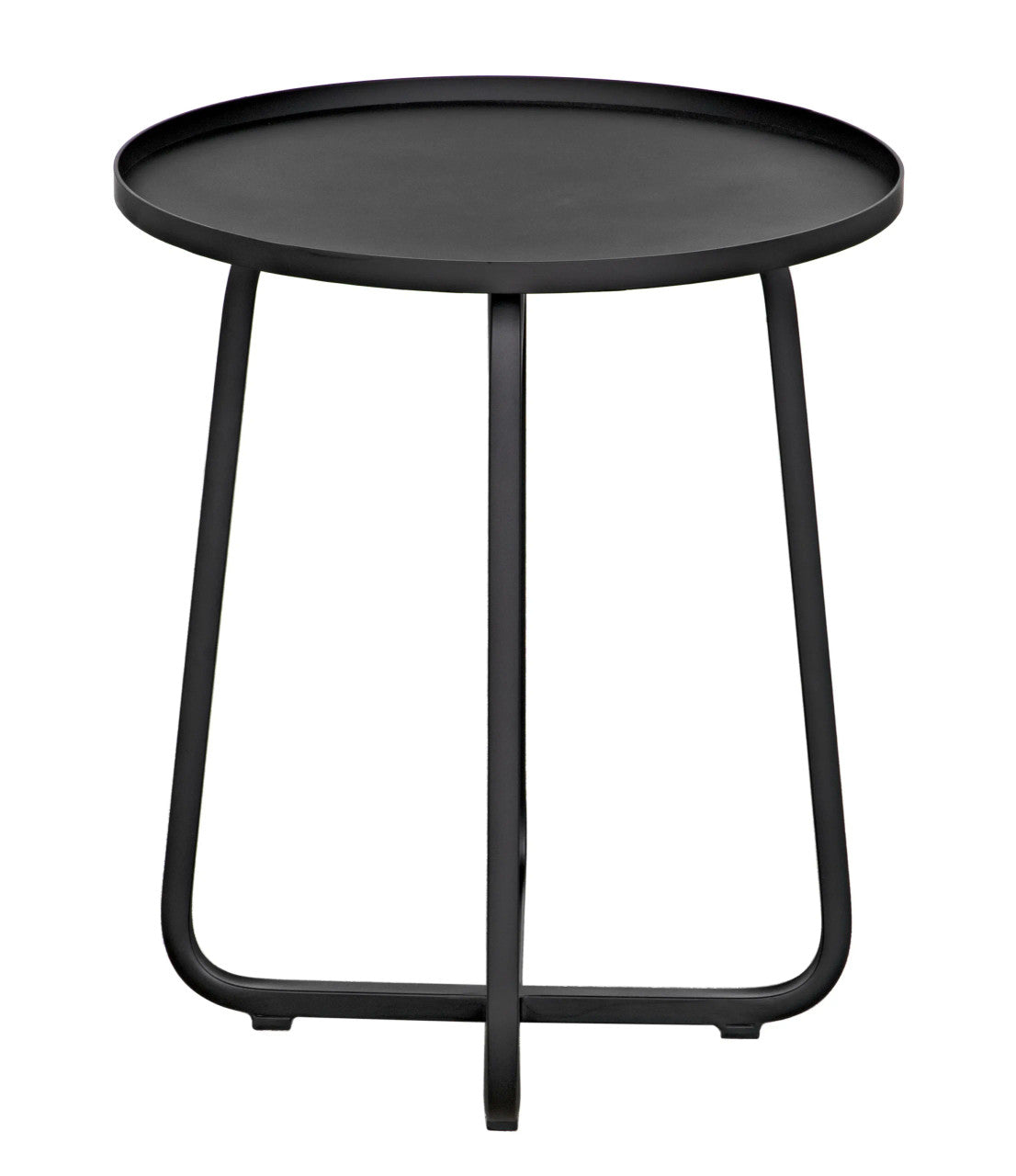 Noir Kimana Side Table in Matte Black GTAB731MTB