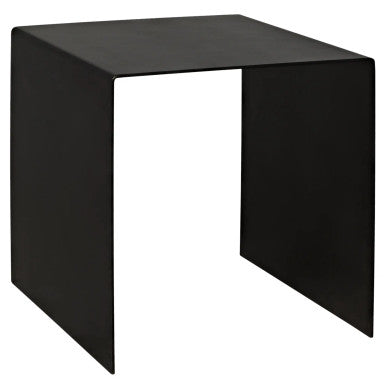 Noir Yves Side Table in Matte Black GTAB815MTB-S