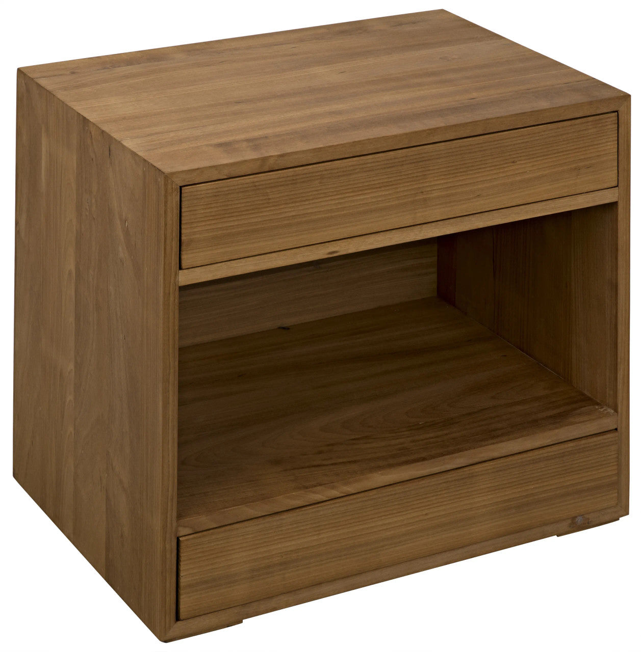 Noir SL05 Side Table in Gold Teak GTAB858GT