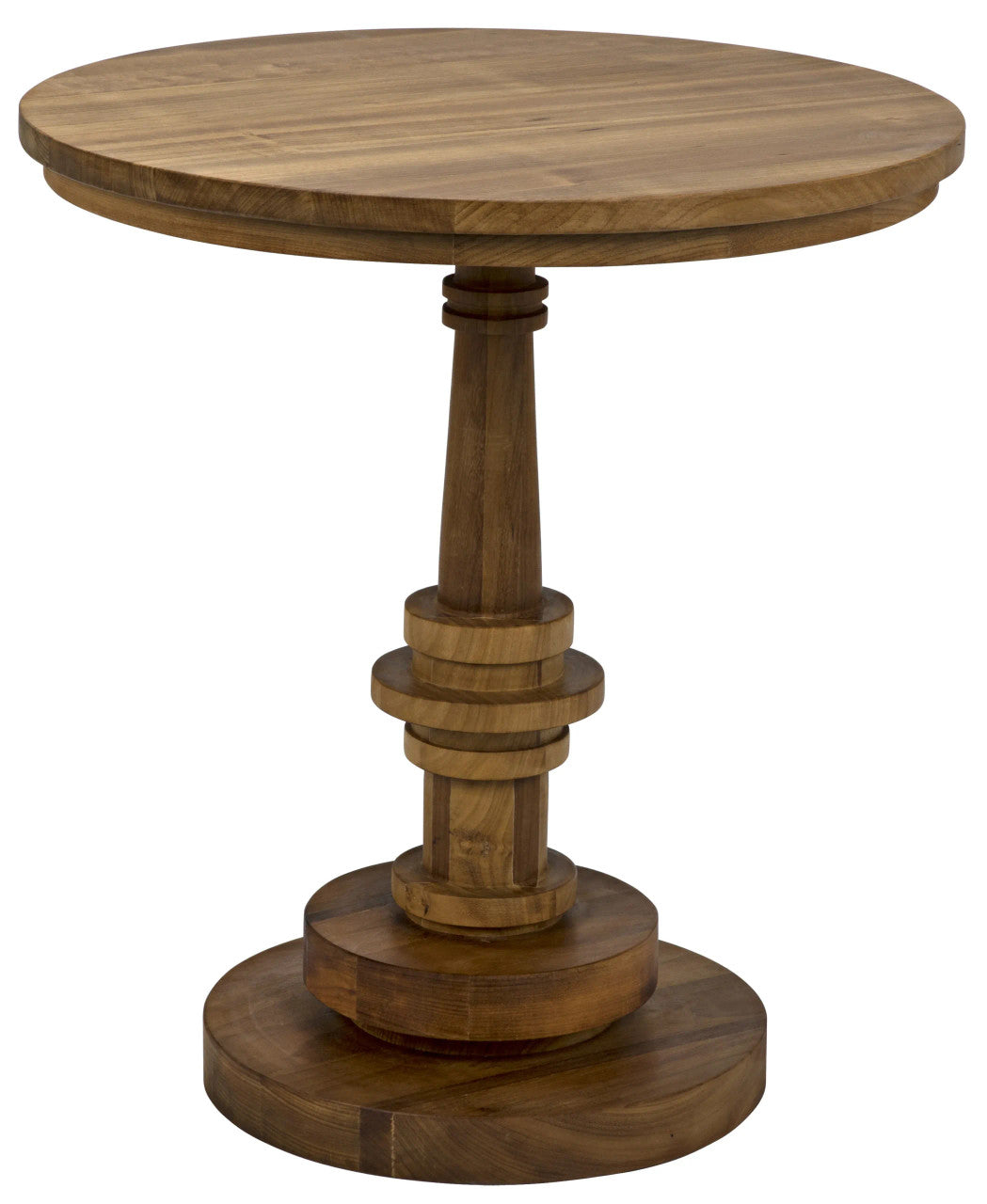 Noir Comodo Side Table in Gold Teak GTAB863GT