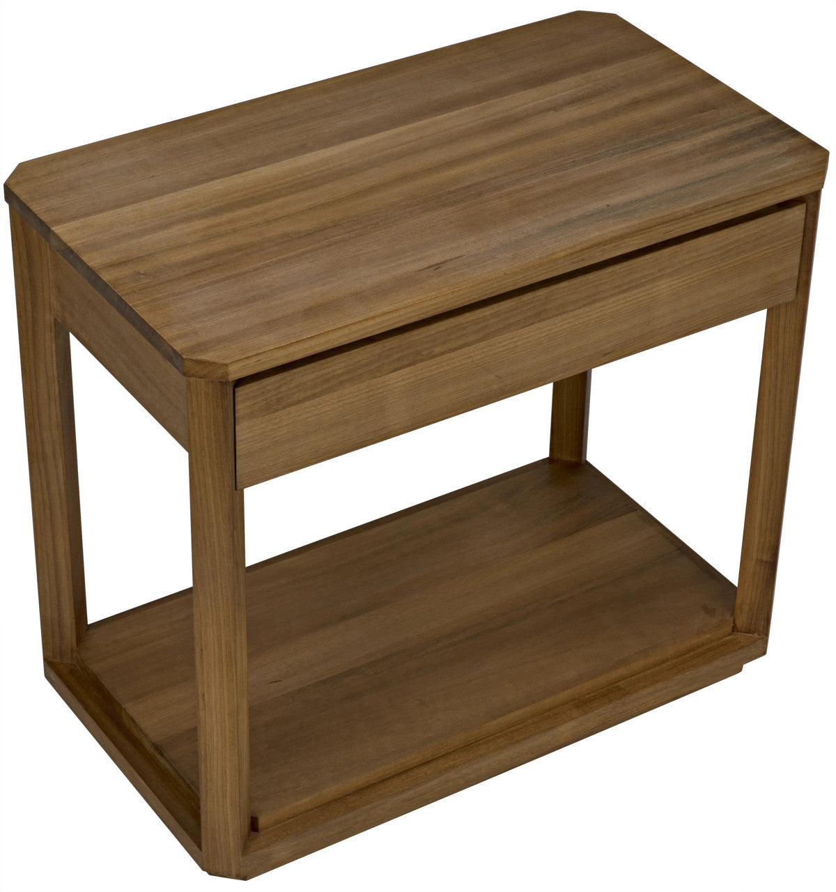 Noir SL11 Side Table in Gold Teak GTAB866GT