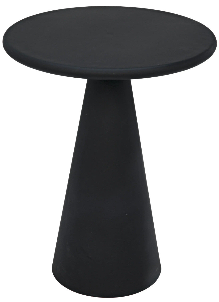 Noir Idiom Side Table in Matte Black GTAB868MTB