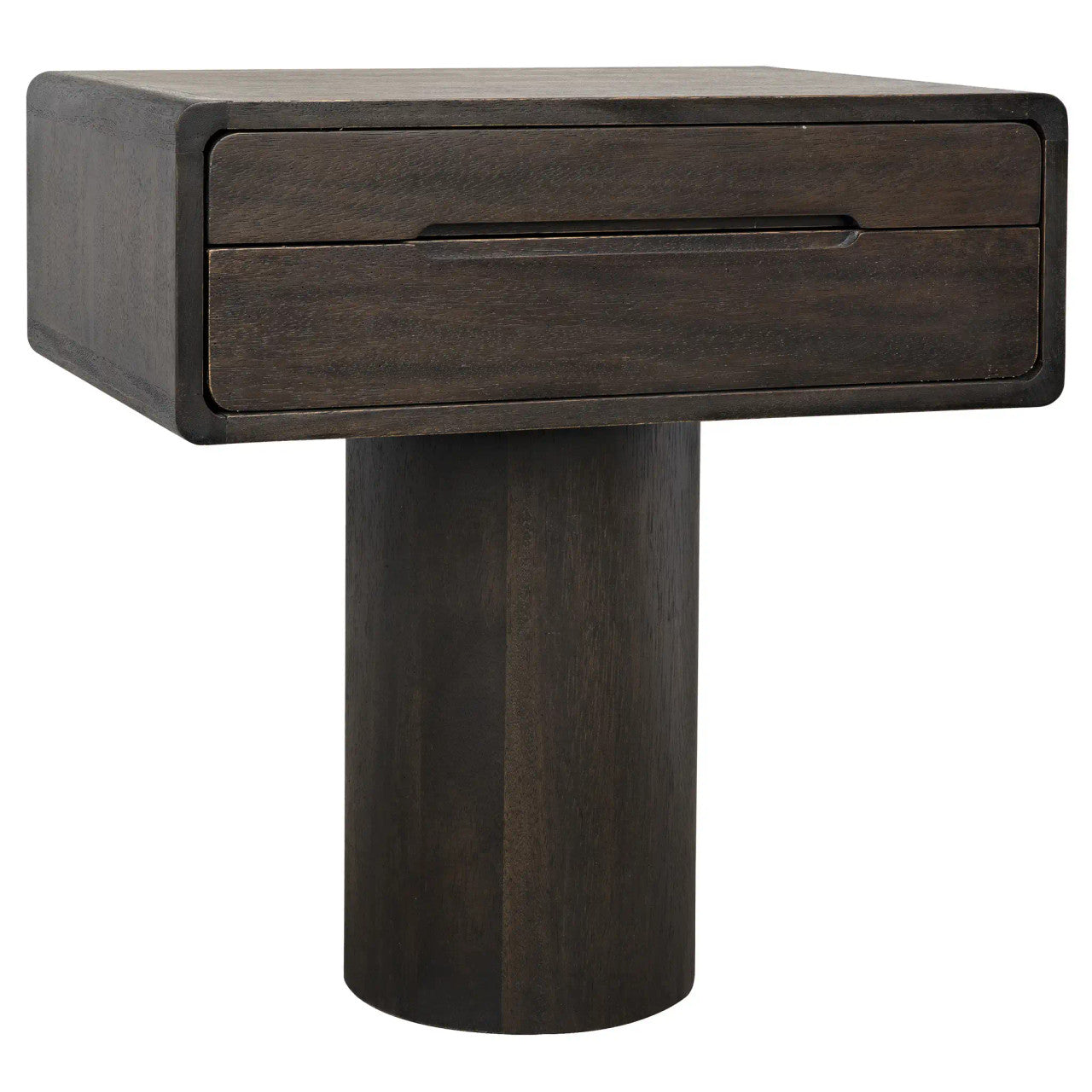 Noir Langford Side Table in Ebony Walnut GTAB871EB