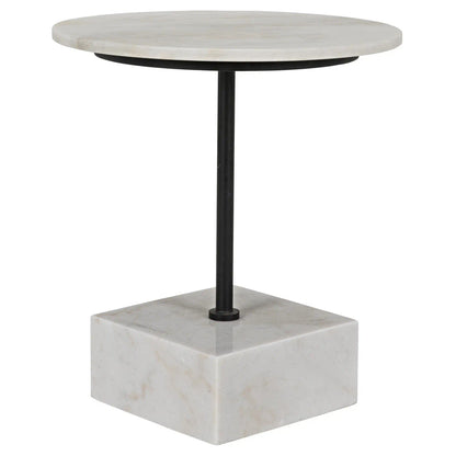 Noir Rodin Side Table in Matte Black GTAB874MTB