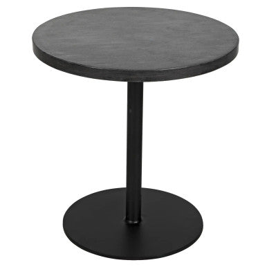 Noir Ford Side Table in Matte Black GTAB878MTB-S