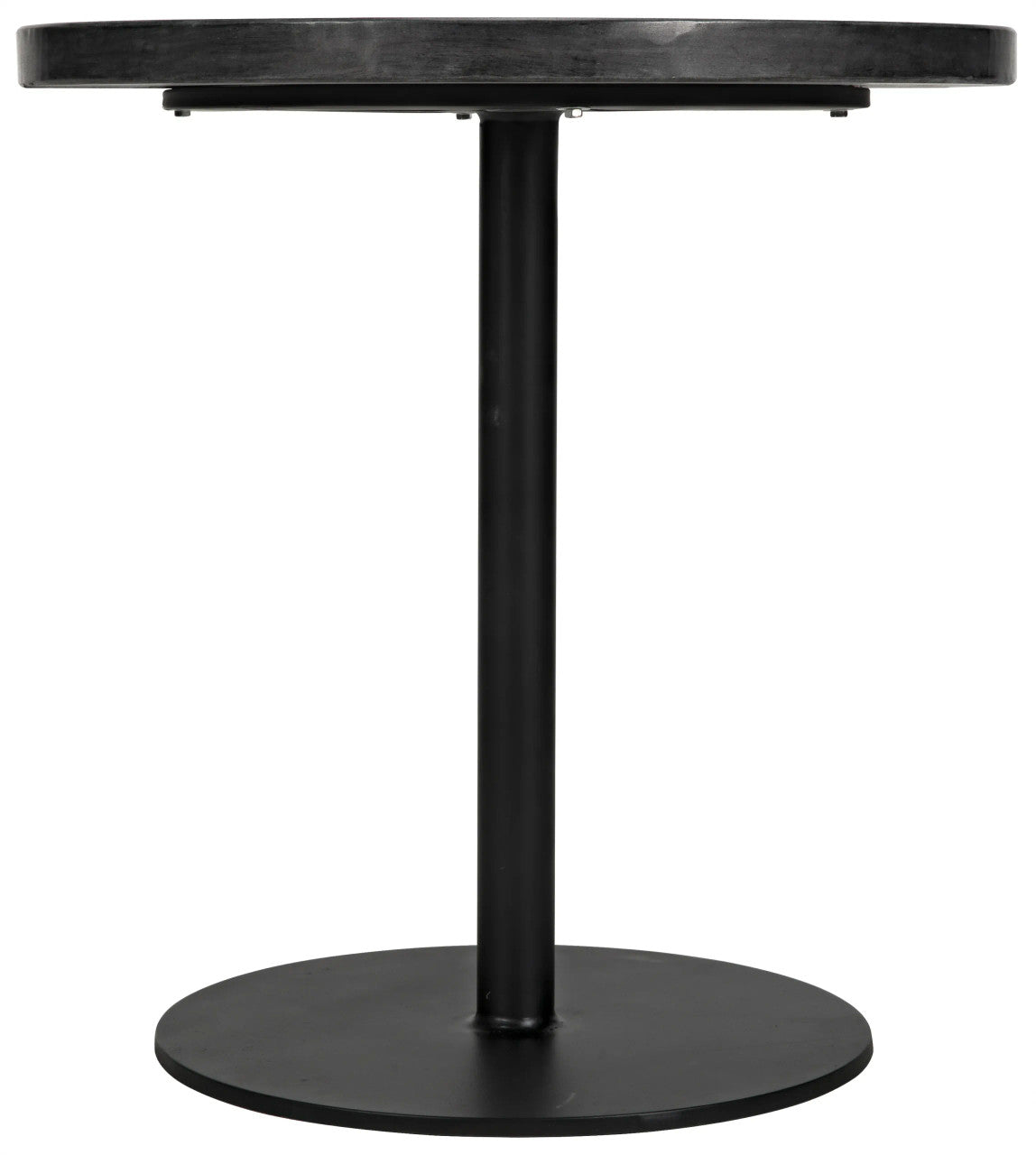 Noir Ford Side Table in Matte Black GTAB878MTB-S