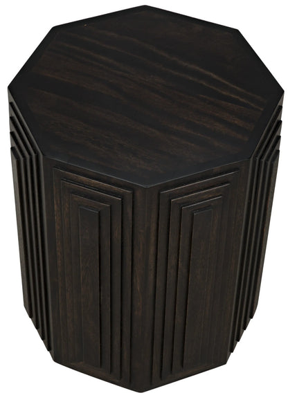 Noir Moore Side Table in Ebony Walnut GTAB899EB