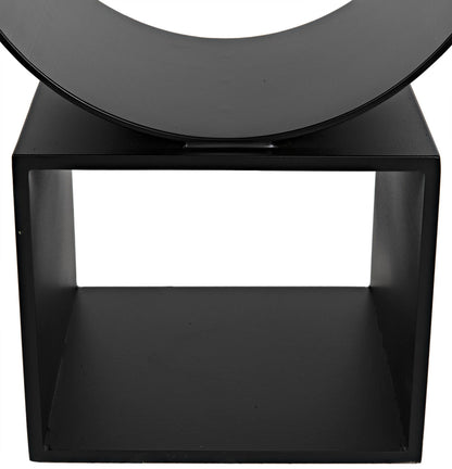 Noir Shape Side Table in Matte Black GTAB908MTB