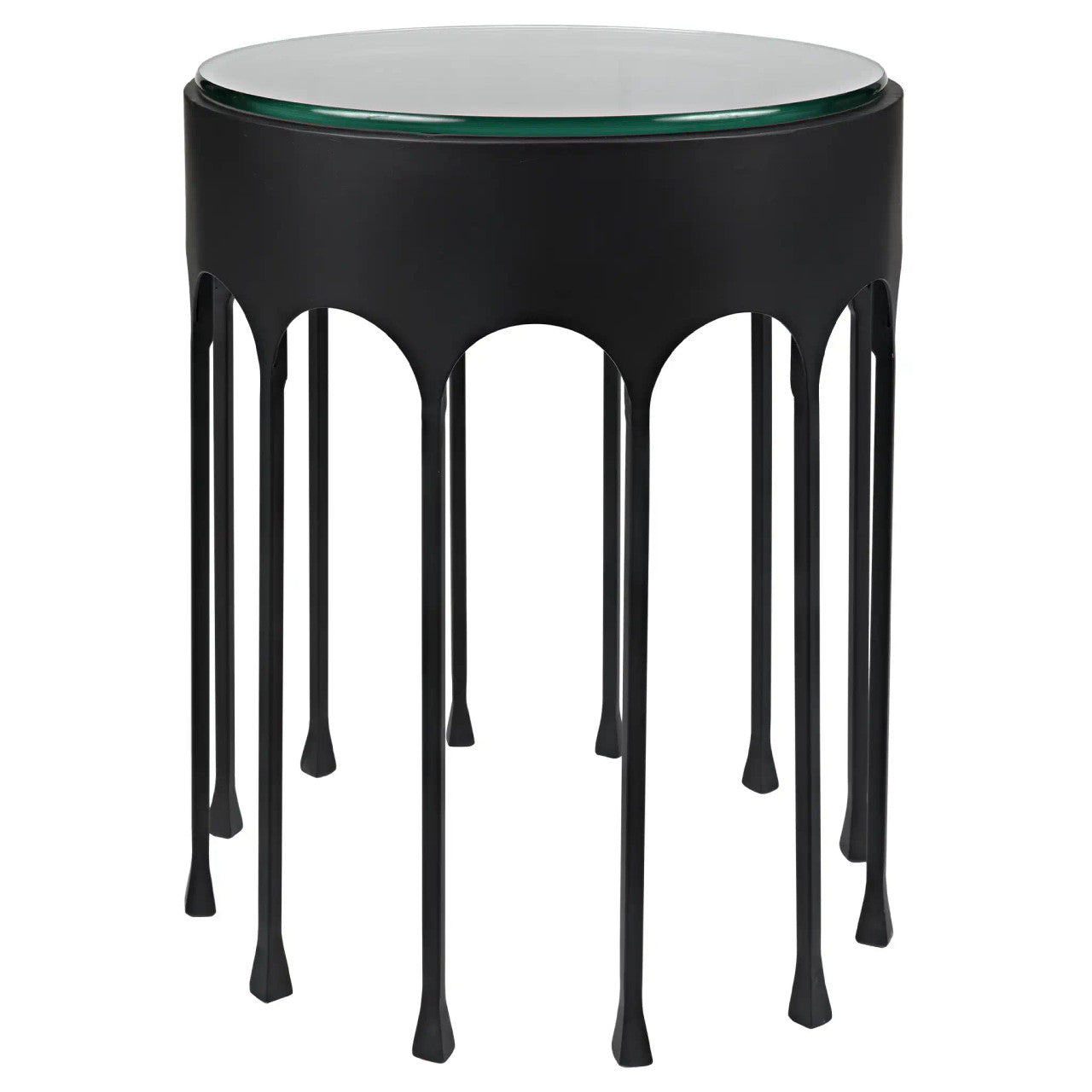 Noir Achille Side Table in Matte Black GTAB910MTB