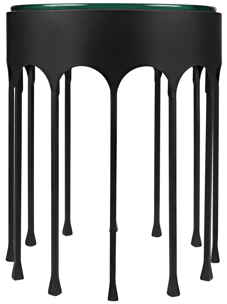 Noir Achille Side Table in Matte Black GTAB910MTB