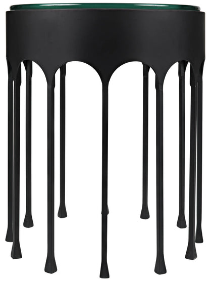 Noir Achille Side Table in Matte Black GTAB910MTB