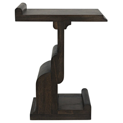 Noir Momo Side Table in Ebony Walnut GTAB912EB