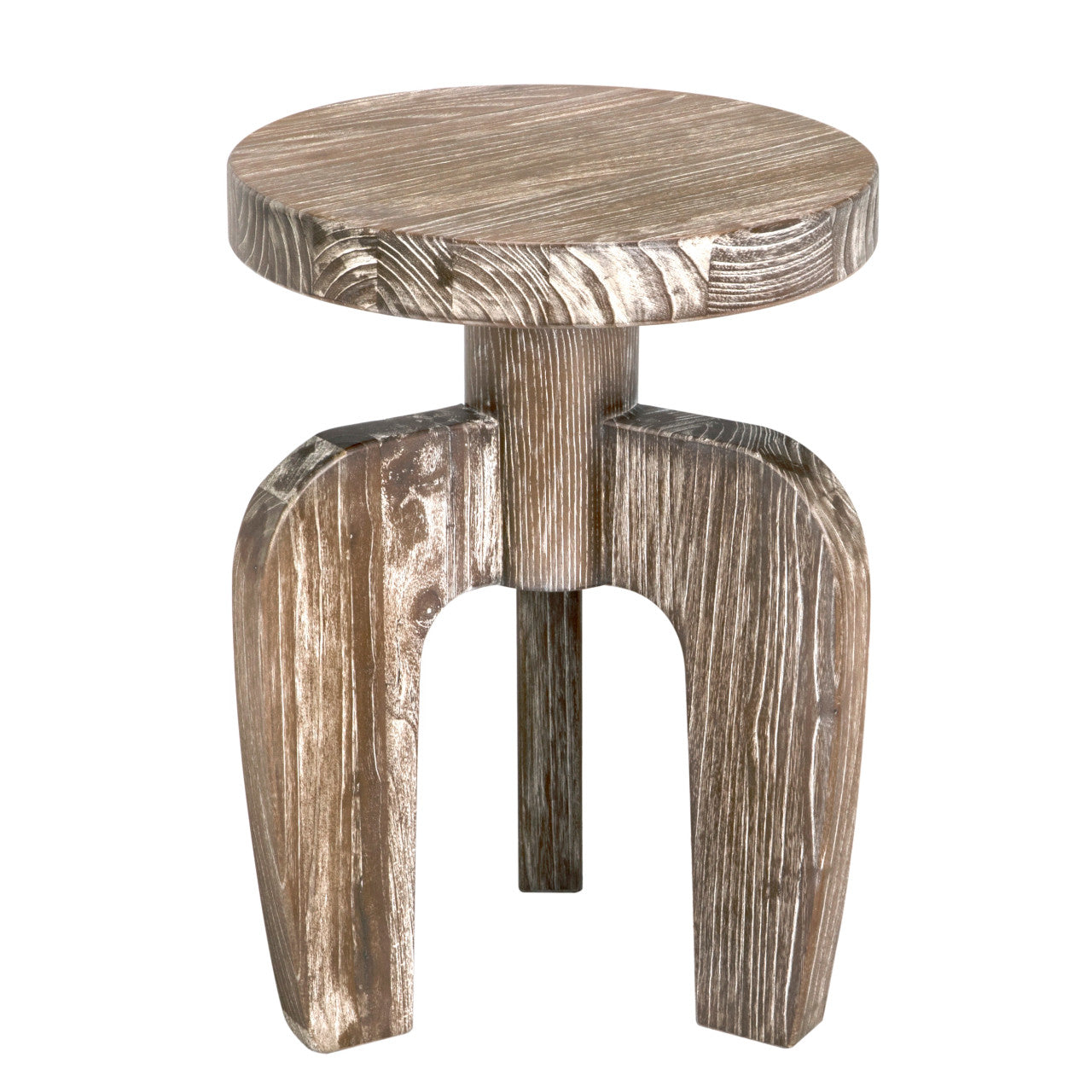 Noir New Shizue Small Side Table, Distressed Mindi in Distressed Mindi GTAB919DM-A