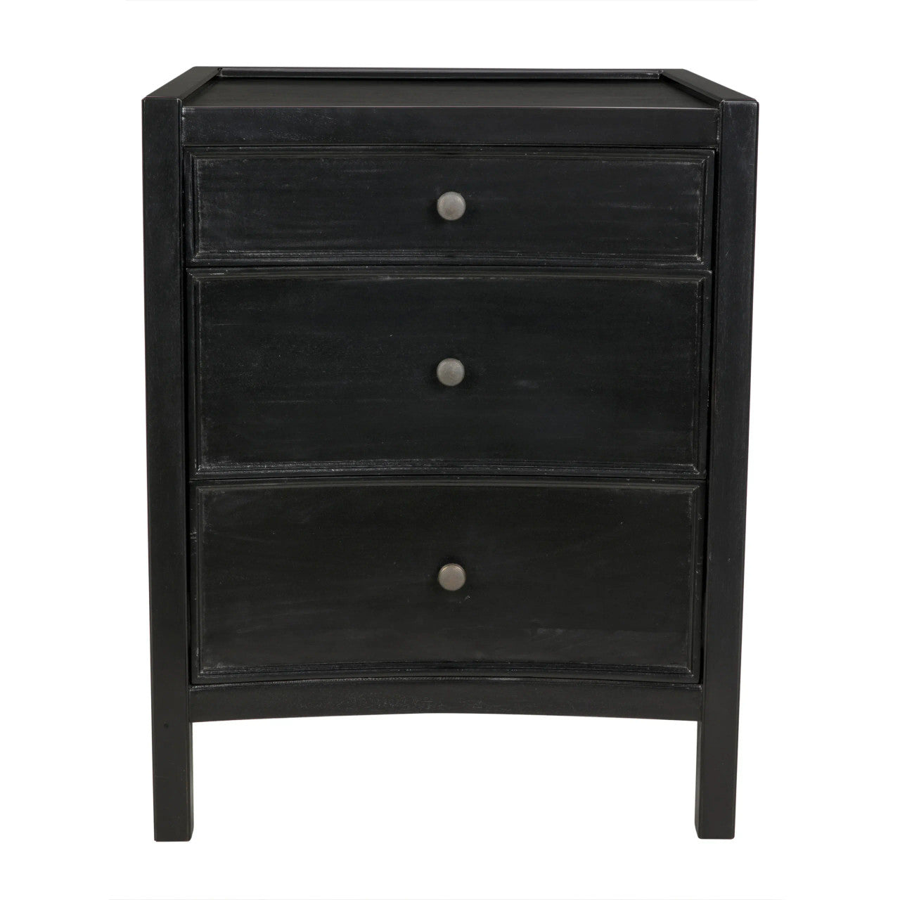 Noir Hampton Night Stand 24" in Hand Rubbed Black GTAB928HB