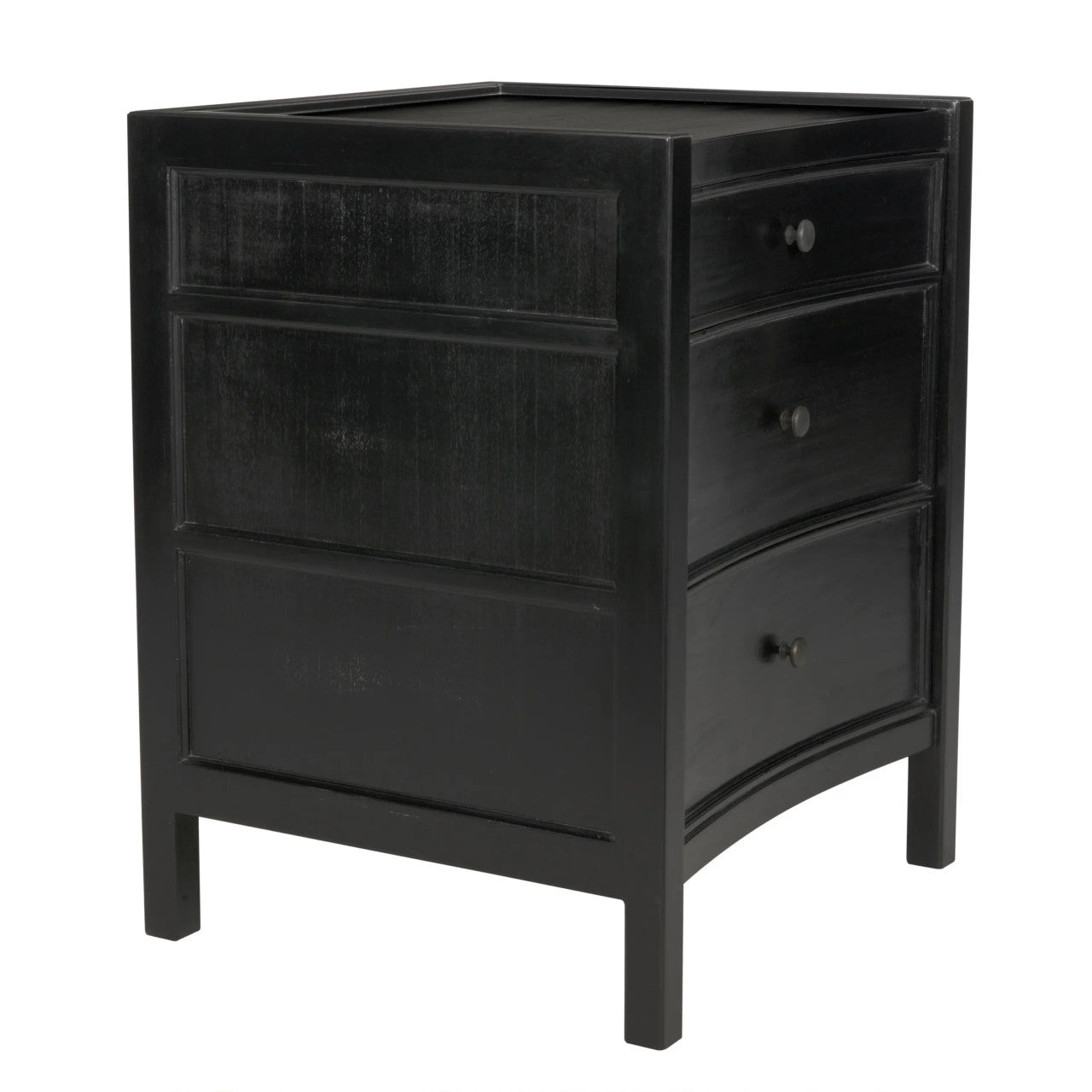 Noir Hampton Night Stand 24" in Hand Rubbed Black GTAB928HB