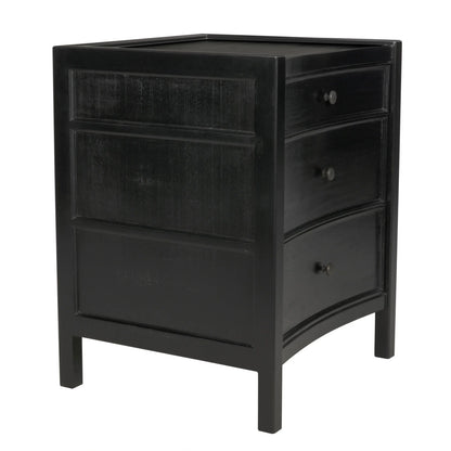 Noir Hampton Night Stand 24" in Hand Rubbed Black GTAB928HB