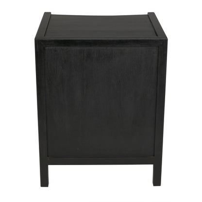 Noir Hampton Night Stand 24" in Hand Rubbed Black GTAB928HB