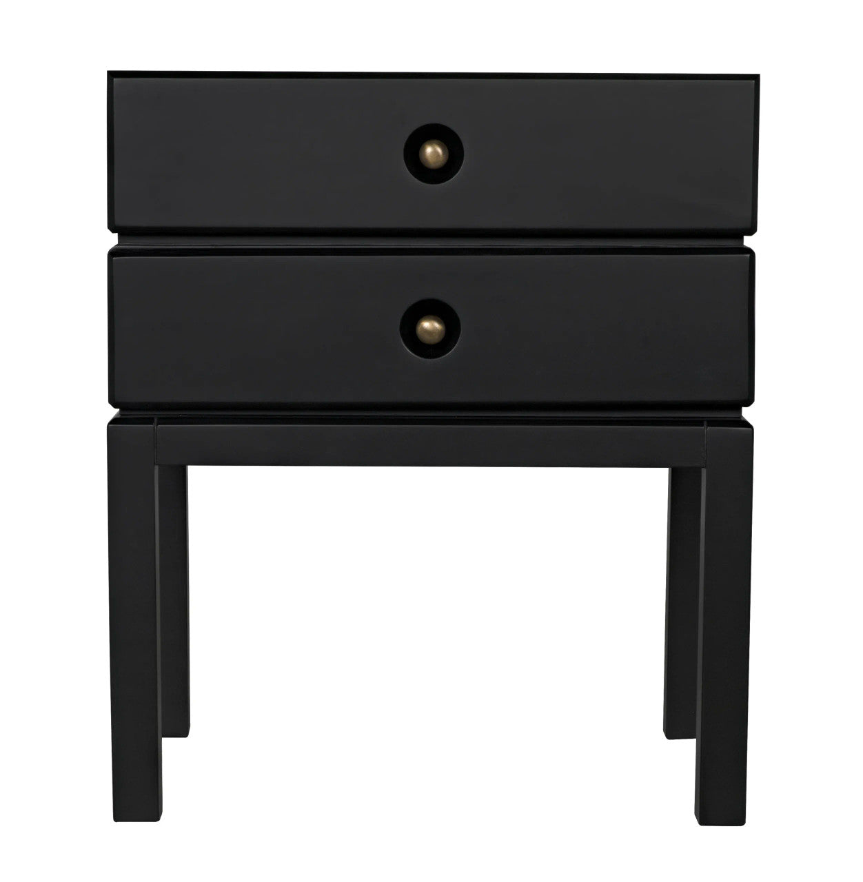 Noir Andras Side Table in Black GTAB944B