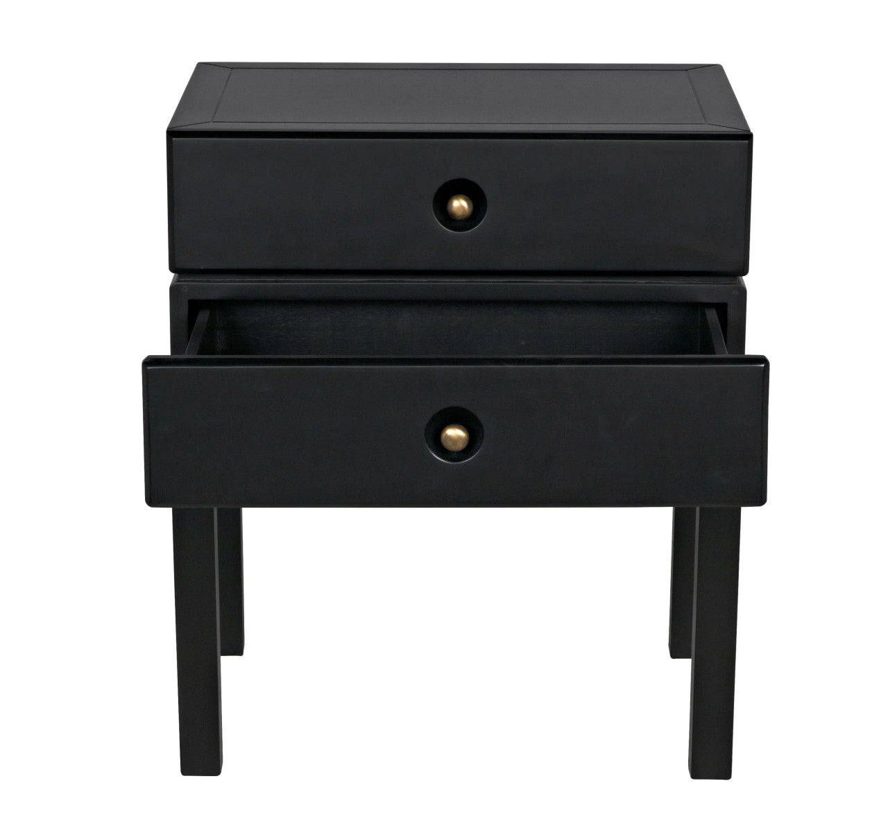 Noir Andras Side Table in Black GTAB944B