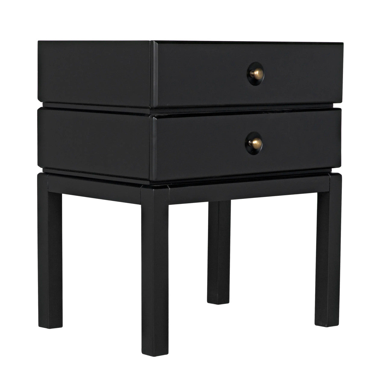 Noir Andras Side Table in Black GTAB944B