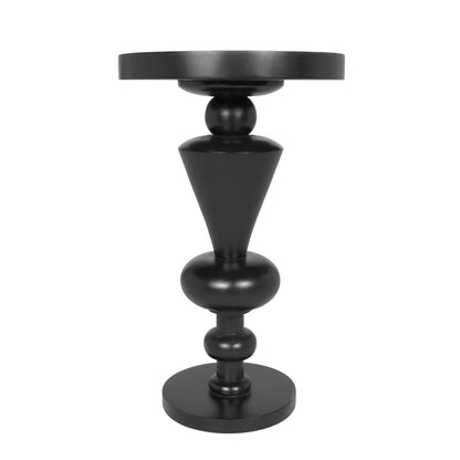 Noir Fenring Side Table in Hand Rubbed Black GTAB945HB