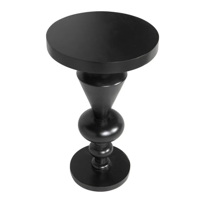 Noir Fenring Side Table in Hand Rubbed Black GTAB945HB