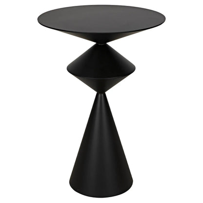 Noir Zasa Side Table in Matte Black GTAB947MTB