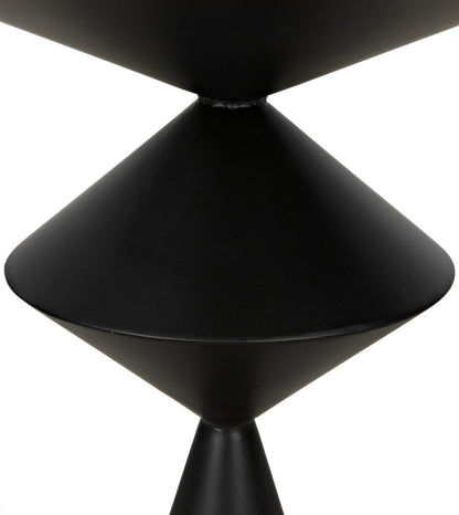 Noir Zasa Side Table in Matte Black GTAB947MTB