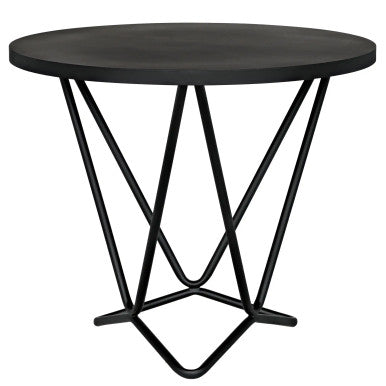 Noir Belem Side Table in Matte Black GTAB960MTB