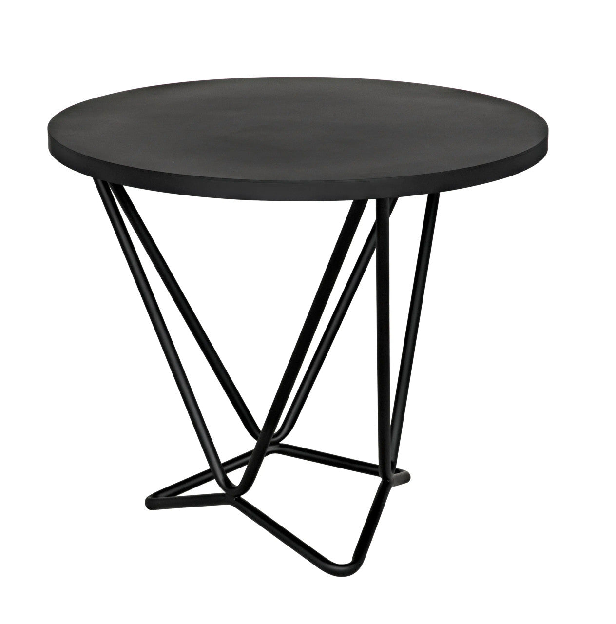 Noir Belem Side Table in Matte Black GTAB960MTB