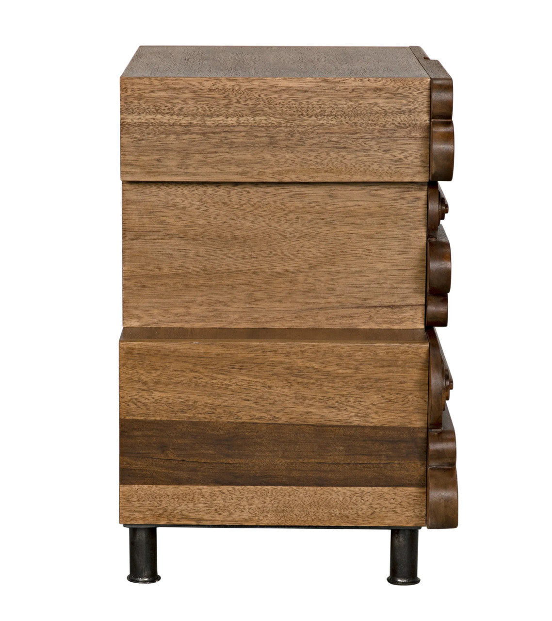 Noir Harald Side Table in Dark Walnut GTAB975DW