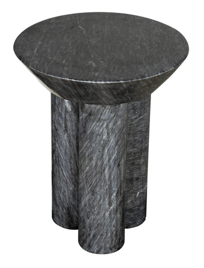 Noir Nox Side Table B in Black Marble GTAB977B