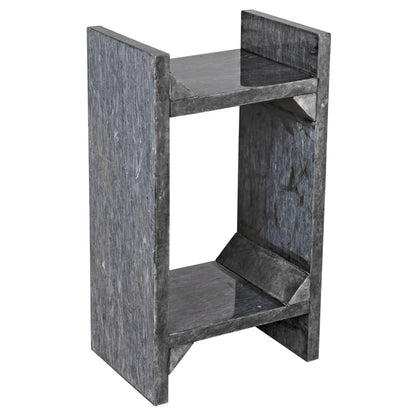 Noir Easton Side Table B in Black Marble GTAB979B