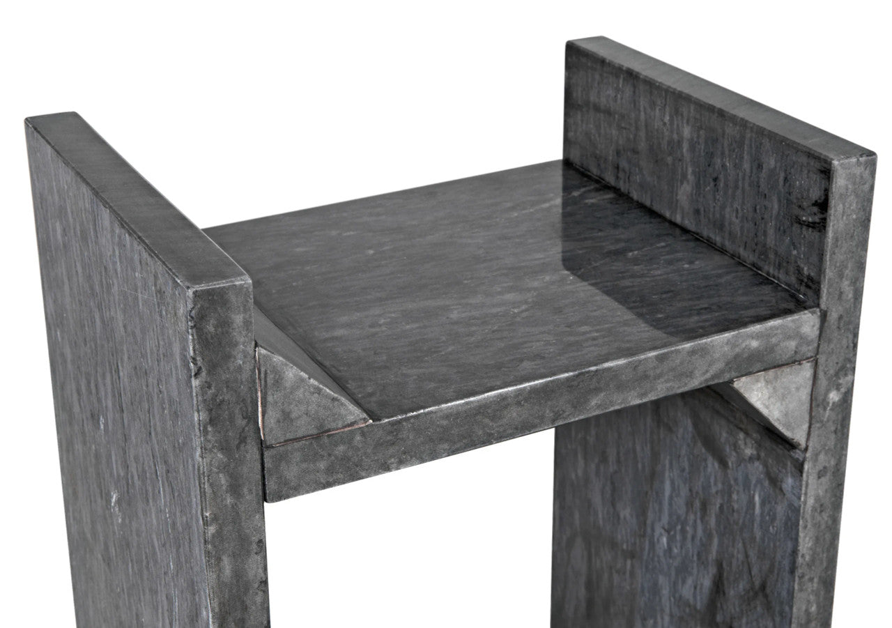 Noir Easton Side Table B in Black Marble GTAB979B