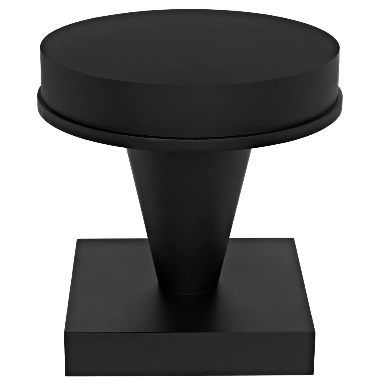 Noir Massimo Side Table in Matte Black GTAB988MTB