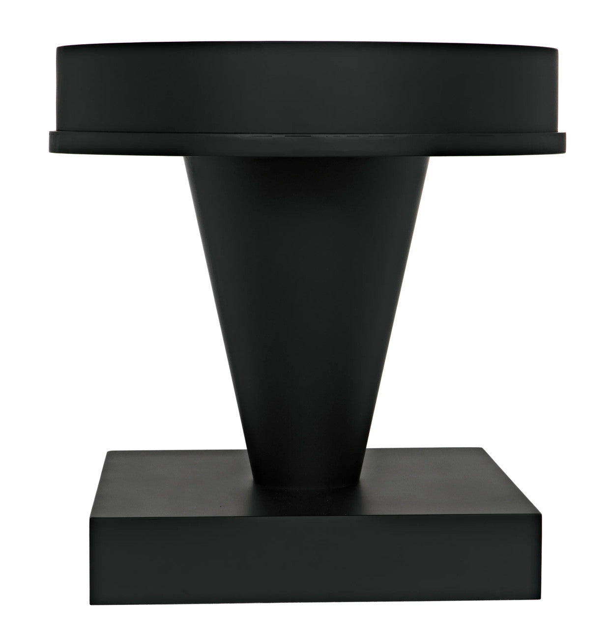 Noir Massimo Side Table in Matte Black GTAB988MTB