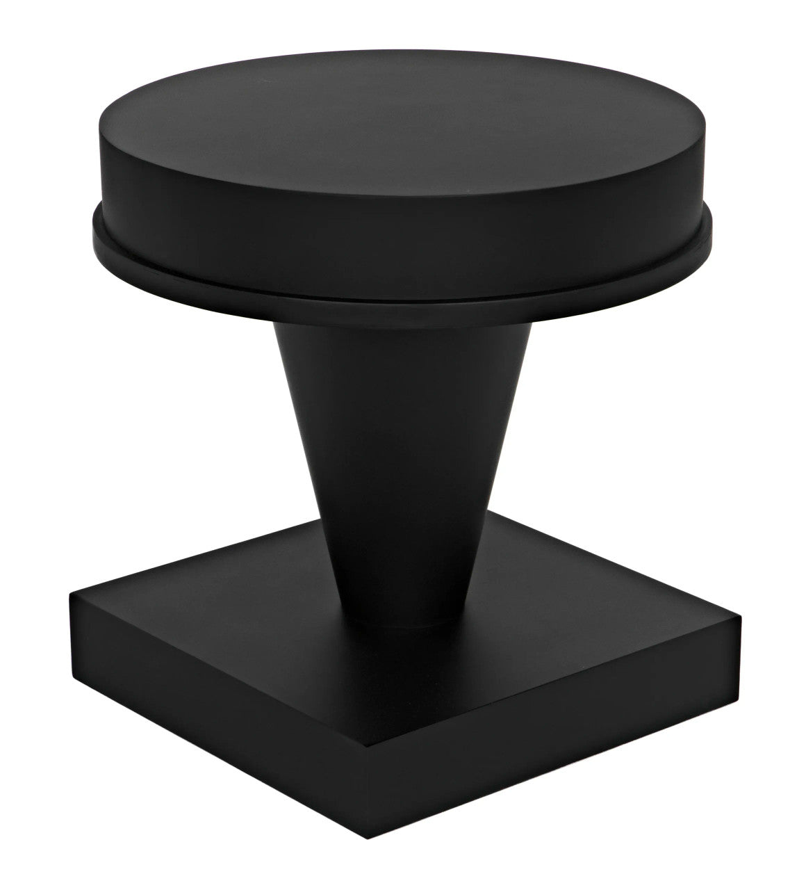 Noir Massimo Side Table in Matte Black GTAB988MTB