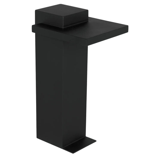 Noir Brienne Side Table in Matte Black GTAB995MTB