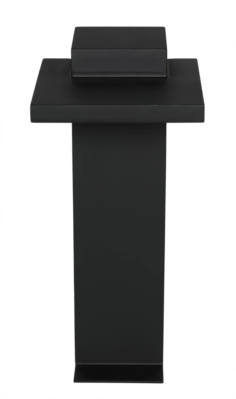 Noir Brienne Side Table in Matte Black GTAB995MTB