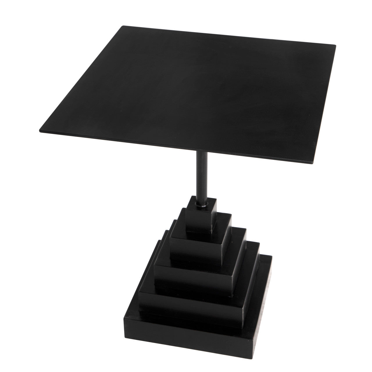 Noir Nova Square Side Table in Matte Black GTAB997MTB