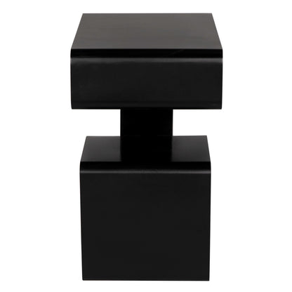 Noir Danville Side Table in Matte Black GTAB999MTB