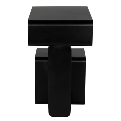 Noir Danville Side Table in Matte Black GTAB999MTB