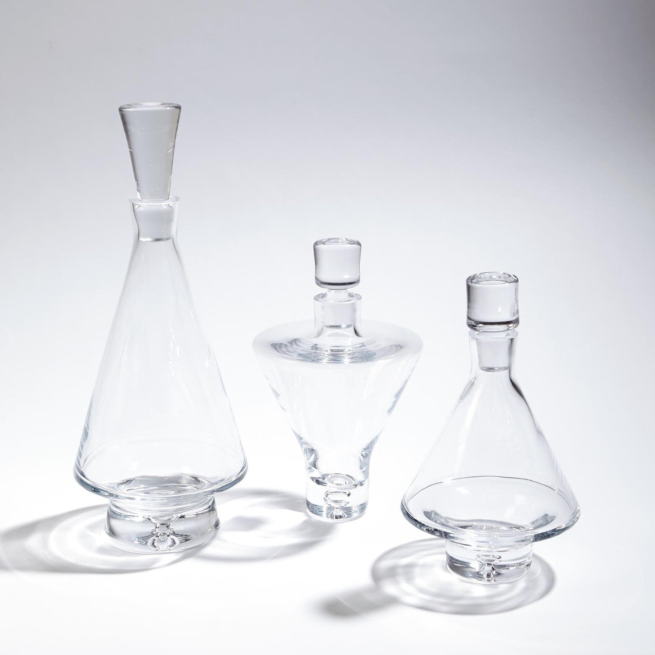 Global Views Tall Fat Bottom Decanter-Clear 6.60076