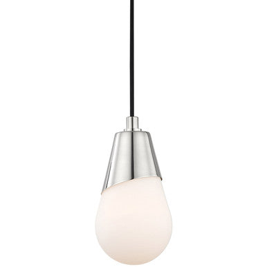 Mitzi 1 Light Pendant in Polished Nickel H101701-PN