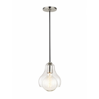 Mitzi 1 Light Pendant in Polished Nickel H104701L-PN