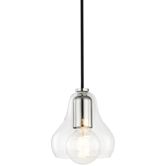 Mitzi 1 Light Pendant in Polished Nickel H104701S-PN